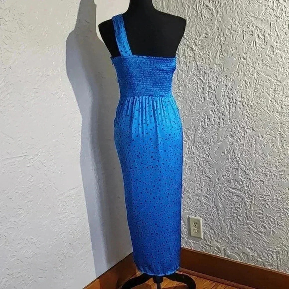 One shoulder COBALT SIZE small Cocktail dress by Heartloom - Picture 5 of 14